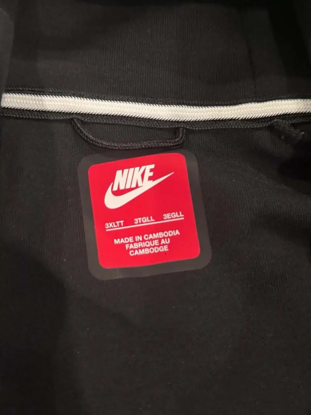 Nike Tech Fleece Windrunner Full-Zip Hoodie Black Men's 3XLTT